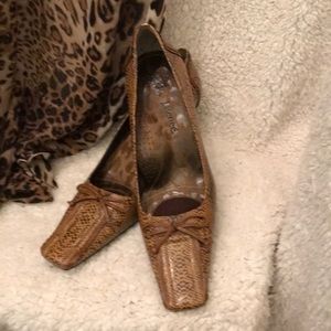 J. Renee snakeskin pumps
